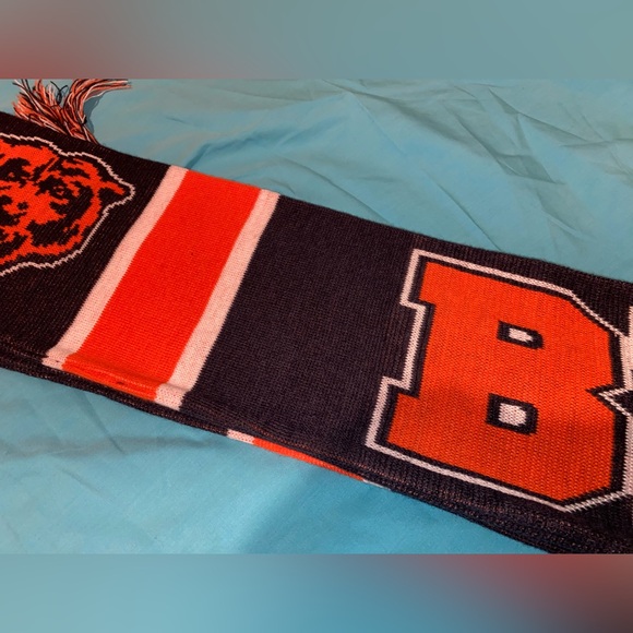 AWESOME Chicago Bears NFL Winter Scarf 47 Brand Forty Seven - Picture 6 of 10